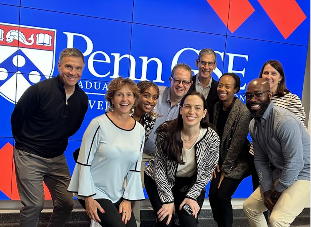 Rita Ferrandino and Dr. Michael Golden of Catalyst @ Penn GSE gave the team a tour